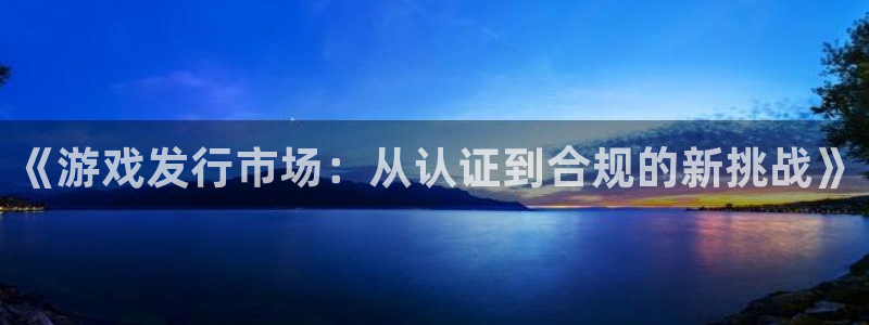 im电竞商标：《游戏发行市场：从认证到合规的新挑战》